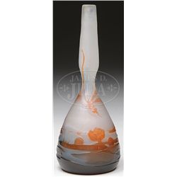 GALLE DRAGONFLY VASE.