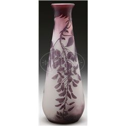 GALLE FRENCH CAMEO VASE.