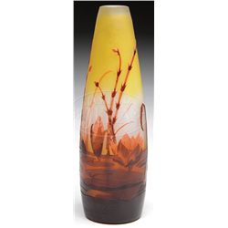 GALLE LILY POND VASE.