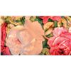 Image 4 : PAIRPOINT PUFFY ROSE BOUQUET TABLE LAMP.