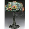 Image 3 : PAIRPOINT PUFFY APPLE TREE TABLE LAMP.