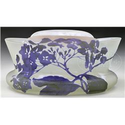 LARGE GALLE CAMEO BOWL.