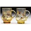 Image 1 : PAIR OF GALLE MINIATURE CUPS.