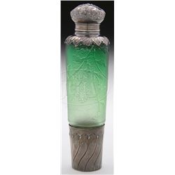 DAUM NANCY CAMEO FLASK.