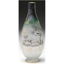 DAUM NANCY FRENCH CAMEO VASE.