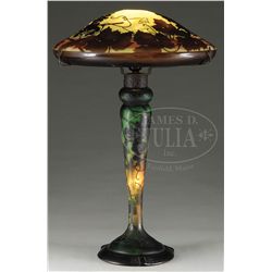 DAUM NANCY FRENCH CAMEO LAMP.