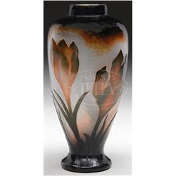 DAUM MARTELE VASE.