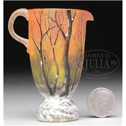 DAUM NANCY MINIATURE PITCHER.