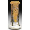 Image 1 : DAUM WINTER SCENE VASE.