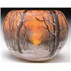 Image 1 : DAUM WINTER SCENE ROSE BOWL.