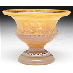 BURGUN & SCHVERER CAMEO VASE.