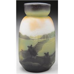 MULLER FRENCH CAMEO VASE.