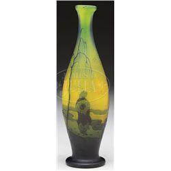 MULLER LUNEVILLE FRENCH CAMEO VASE.