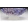 Image 1 : ARGY ROUSSEAU PATE DE VERRE FOOTED BOWL.