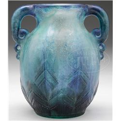 G. ARGY ROUSSEAU PATE-DE VERRE VASE.