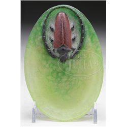 A. WALTER NANCY PATE DE VERRE TRAY.