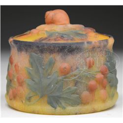 A. WALTER PATE DE VERRE JAR.