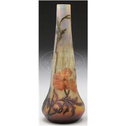 DEVEZ FRENCH CAMEO VASE.