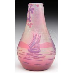 DEVEZ FRENCH CAMEO VASE.