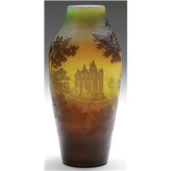 D'ARGENTAL FRENCH CAMEO VASE.