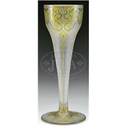 HONESDALE ART GLASS VASE.