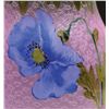 Image 3 : FLORAL DECORATED VASE.