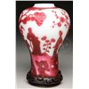 Image 1 : PEKING CAMEO GLASS VASE.