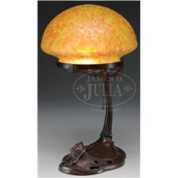 AUSTRIAN ART NOUVEAU LAMP.