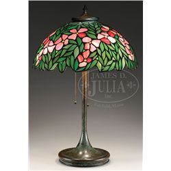 AMERICAN LEADED TABLE LAMP.