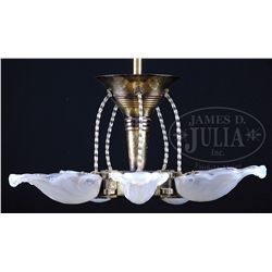 ART DECO STYLE CHANDELIER.