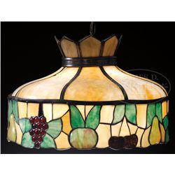 BENT PANEL HANGING LAMP.