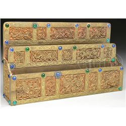 TIFFANY STUDIOS NINTH CENTURY PAPER RACK.