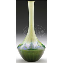 TIFFANY FAVRILE DECORATED VASE.