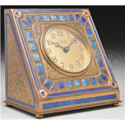 TIFFANY FURNACES ART DECO CLOCK.