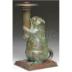 TIFFANY STUDIOS ROWFANT CLUB CANDLESTICK.