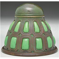 TIFFANY STUDIOS RETICULATED INKWELL.