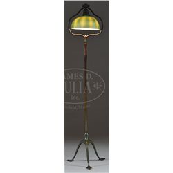 TIFFANY STUDIOS DAMASCENE FLOOR LAMP.