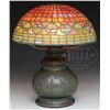 Image 1 : TIFFANY STUDIOS LEADED ACORN LAMP.
