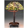 Image 1 : TIFFANY STUDIOS APPLE BLOSSOM TABLE LAMP.