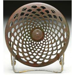 TIFFANY STUDIOS PIERCED TOP CAP.