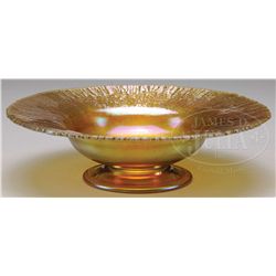 TIFFANY STUDIOS FAVRILE GLASS BOWL.