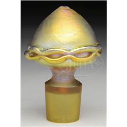 TIFFANY STUDIOS FAVRILE GLASS STOPPER.