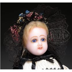 ALL ORIGINAL GERMAN WAX DOLL.