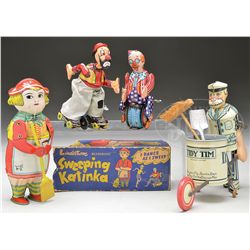 NICE LOT OF FOUR MECHANICAL TOYS.