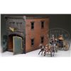 Image 1 : IVES CLOCKWORK FIREHOUSE WITH PUMPER.