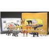 Image 1 : BOXED SCHOENHUT CIRCUS 21/44 TOY MENAGERIE ANIMALS.