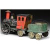 Image 2 : RARE IVES CLOCKWORK "UNITED STATES" ENGINE & TENDER BELL TOY.
