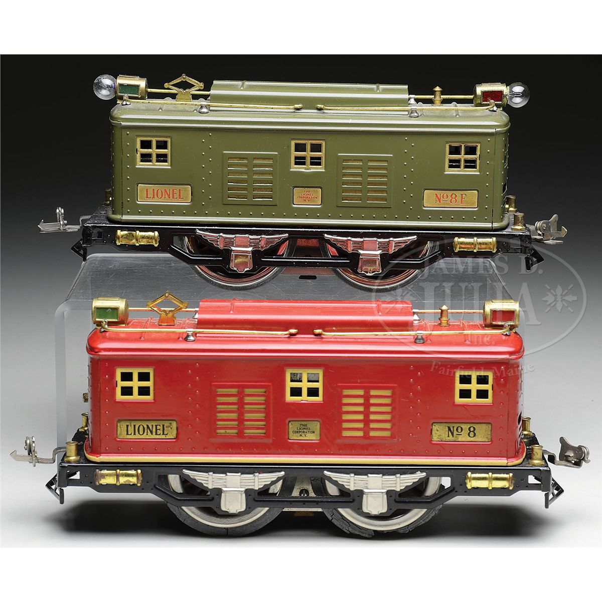 PAIR OF STANDARD GAUGE LIONEL ENGINES 8 & 8E.
