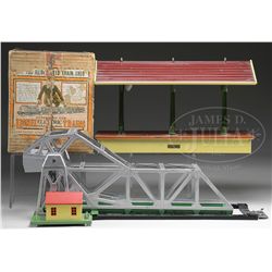 LIONEL STATION W/ O/B & DRAWBRIDGE.