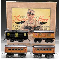 BOXED AMERICAN FLYER TRAIN SET.